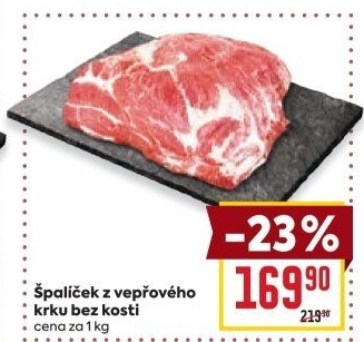 Špalíček z vepřového krku bez kosti