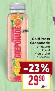 Šťáva Greponade Rio Cold Press