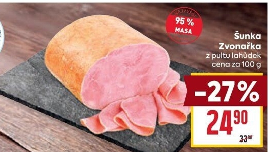 Šunka Zvonařka nejvyšší jakosti