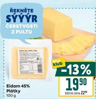 Sýr Eidam 45%