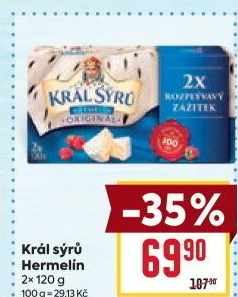 Sýr Hermelín Král sýrů