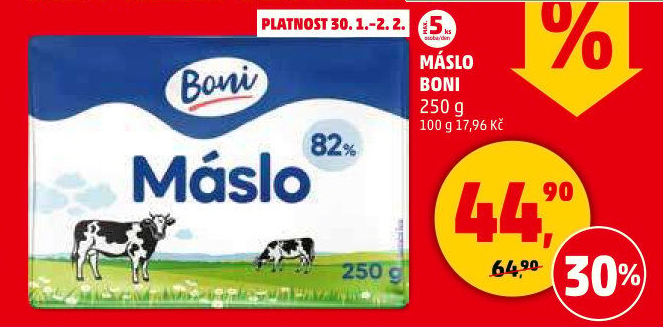 Máslo Boni