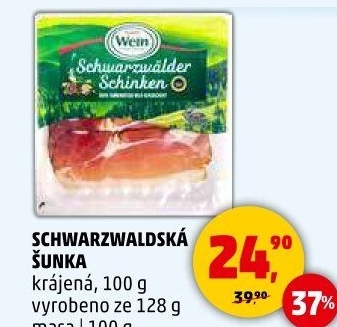 Šunka schwarzwaldská Wein