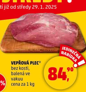 Vepřová plec bez kosti