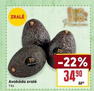 Avokádo Billa Bonvia Premium