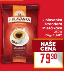 Mletá káva Standard Jihlavanka