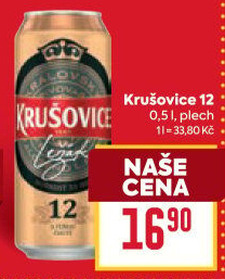 Pivo světlý ležák Královský 12° Krušovice