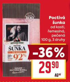Šunka pečená poctivá nejvyšší jakosti Kostelecké uzeniny