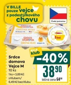 Vejce z podestýlky M Srdce Domova