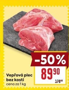 Vepřová plec bez kosti