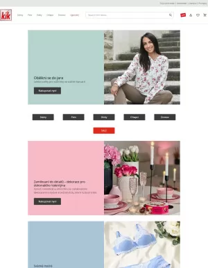 akční leták Kik textil 29.1.2025-4.2.2025
