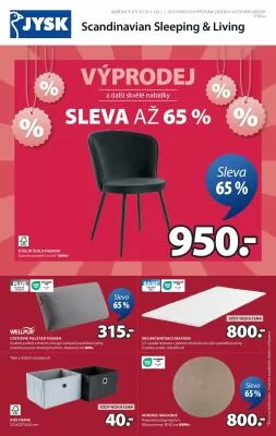 akční leták Jysk 29.1.2025-2.2.2025