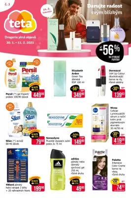 akční leták Teta drogerie 30.1.2025-11.2.2025