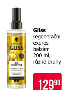 Balzám na vlasy ve spreji Expres Gliss Schwarzkopf
