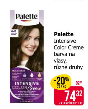 Barva na vlasy Intensive Color Creme Palette Schwarzkopf