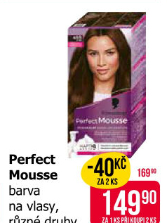Barva na vlasy Perfect Mousse Schwarzkopf