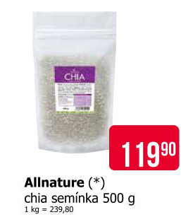 Chia semínka Allnature