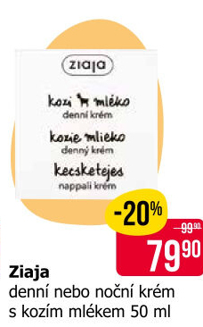Krém pleťový kozí Ziaja