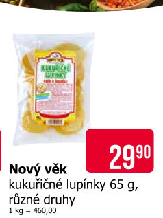 Lupínky kukuřičné Nový věk