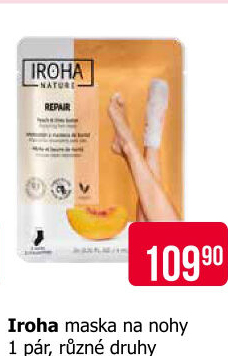 Maska na nohy Iroha