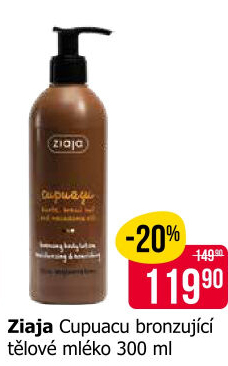 Mléko samoopalovací Ziaja