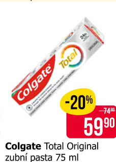 Pasta na zuby Original Total Colgate