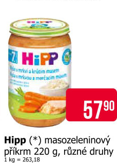 Příkrm masozeleninový Bio HiPP