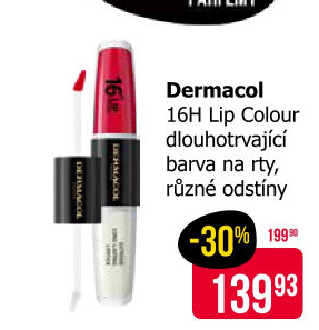 Rtěnka a lesk na rty 2v1 Lip Colour 16H Dermacol