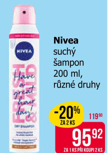 Suchý šampon Nivea