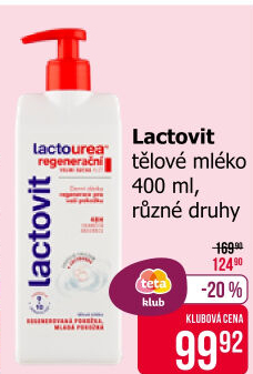 Tělové mléko Lactovit