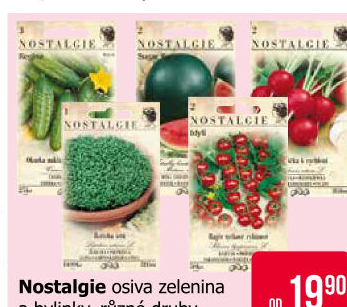 Zahradní osivo Nostalgie