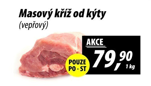 Masový kříž od kýty vepřový