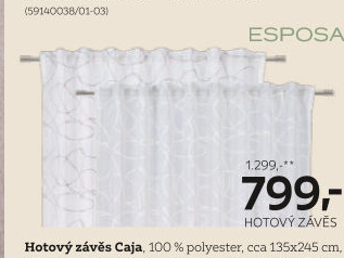 HOTOVÝ ZÁVĚS