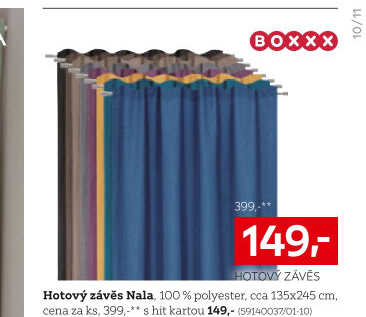 HOTOVÝ ZÁVĚS