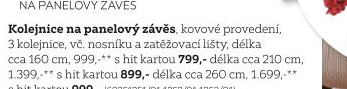 KOLEJNICE NA PANELOVÝ ZÁVĚS