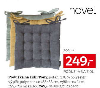 PODUŠKA NA ŽIDLI