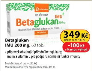 Doplněk stravy Betaglukan IMU Apotex