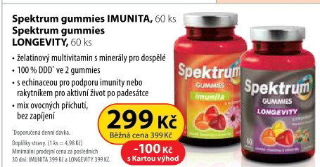 Doplněk stravy Gummies Imunita Spektrum Walmark