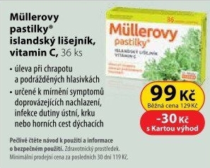 Müllerovy pastilky při nachlazeníDr. Müller Pharma
