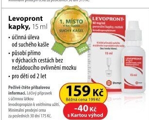Sirup proti kašli Levopront