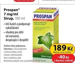 Sirup proti kašli Prospan