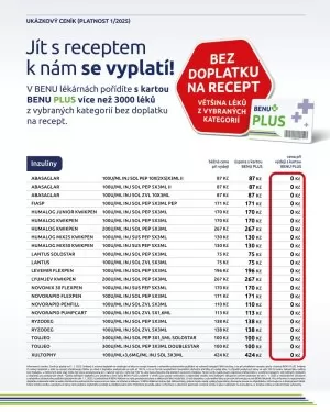 akční leták BENU Lékárna 1.2.2025-28.2.2025