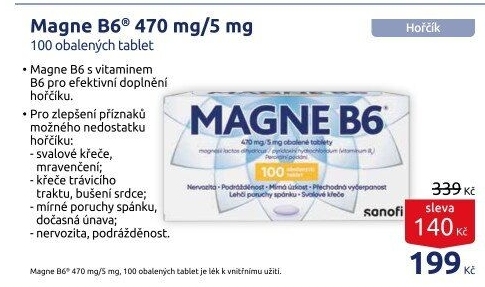 Doplněk stravy Magne B6 Sanofi