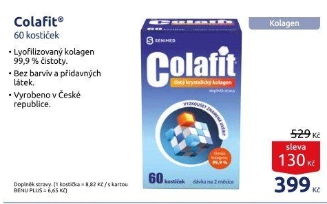 Doplněk stravy na klouby Colafit