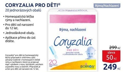 Homeopatikum Coryzalia Boiron