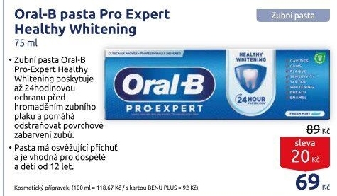Pasta na zuby Pro Expert Oral-B