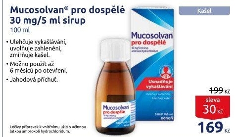 Sirup proti kašli Mucosolvan