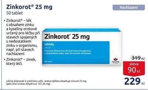 Tablety Zinkorot