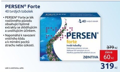 Tobolky proti poruchám spánku Persen Forte Sandoz