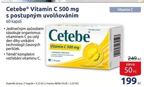 Vitamín C Cetebe